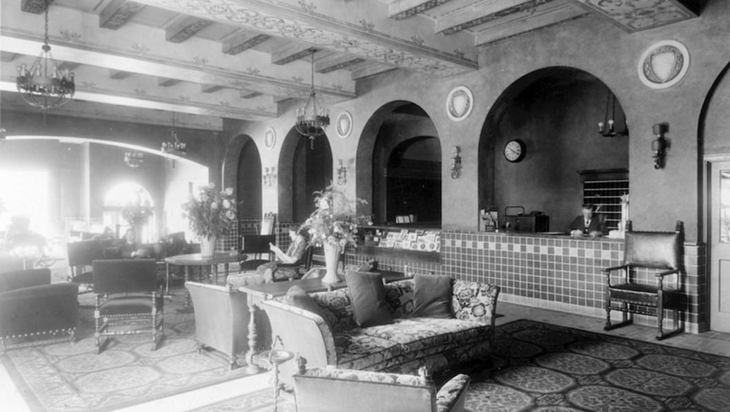  Hassayampa Inn Interior in the 1920's